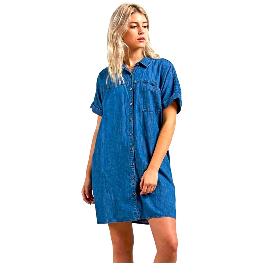 Volcom Denim Yo shortie dress